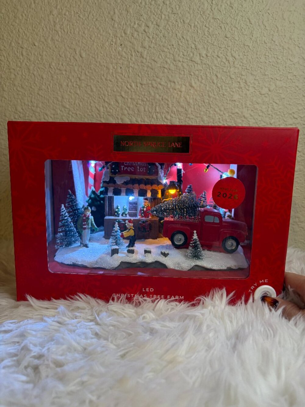 North Spruce Lane Christmas Tree Farm LED Light Up Village 2026 No 19 NWT